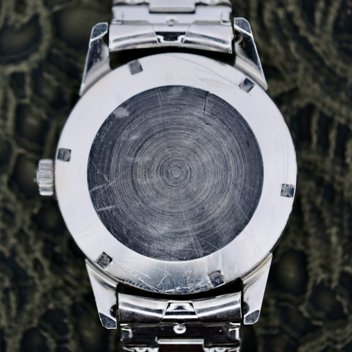 A close up of a watch